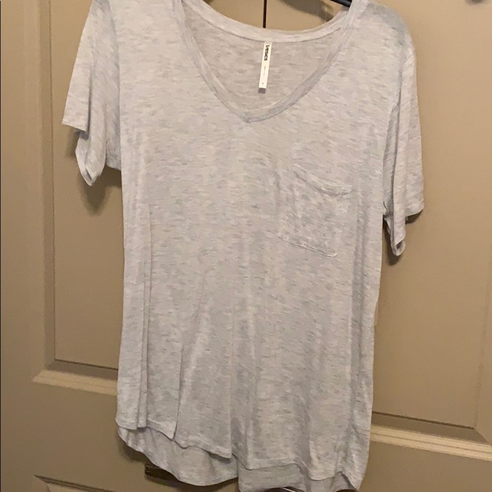 Thin material vneck